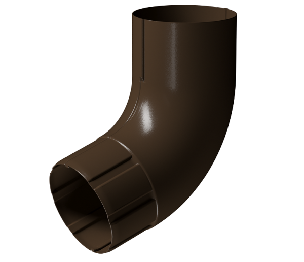 Колено 72° D90 Döcke STAL PREMIUM Каштан, (RAL 8017) купить в Череповеце