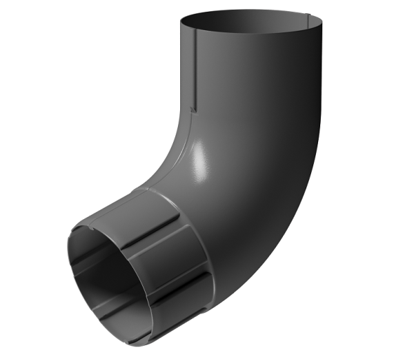 Колено 72° D90 Döcke STAL PREMIUM Графит, (RAL 7024) купить в Череповеце