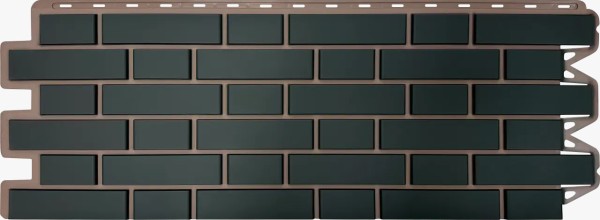 Фасадная панель Альта-Профиль, Кирпич Клинкерный, Графит купить в Череповеце