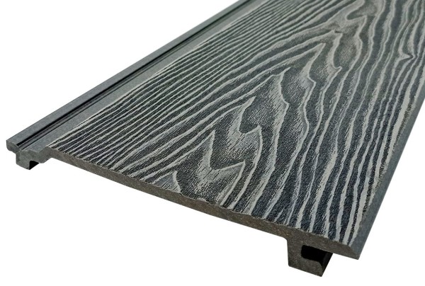 Сайдинг Darvolex 185x19x3000мм, 3D тиснение Серый купить в Череповеце