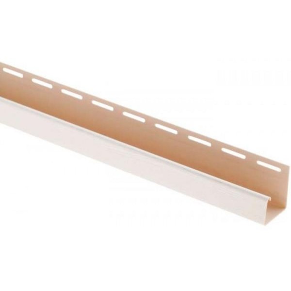 J-профиль Люкс Крашенный, T-15, ВН, Белый купить в Череповеце