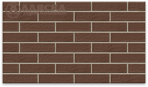 Фасадные Термопанели Аляска Braun Rustic купить в Череповеце