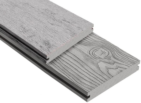 Террасная доска ДПК Outdoor 3D полнотелая STORM/OCEAN GREY серая микс купить в Череповеце