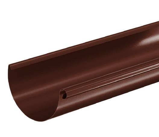 Водосток Aquasistem, система 125x90 - Водосточный желоб 3.00м RAL 8017 Коричневый купить в Череповеце