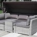 Диван-Трансформер AFINA плетеный из иск. ротанга AFM-320G Grey купить в Череповеце
