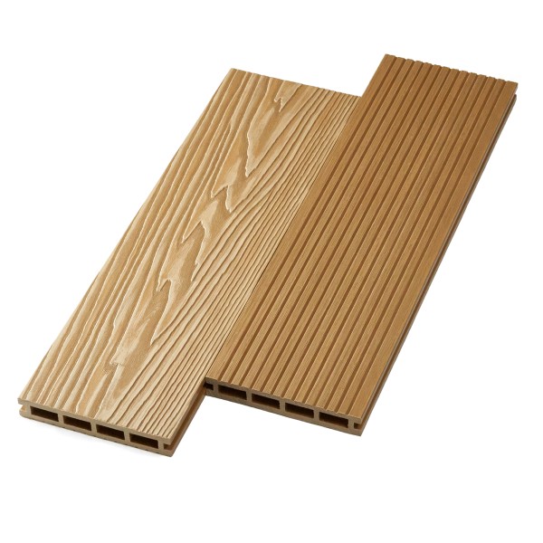 Террасная доска ДПК NanoWood двусторонняя New 3D тиснение + вельвет Орех купить в Череповеце Террасная доска ДПК NanoWood двусторонняя New 3D тиснение + вельвет Орех купить в Череповеце