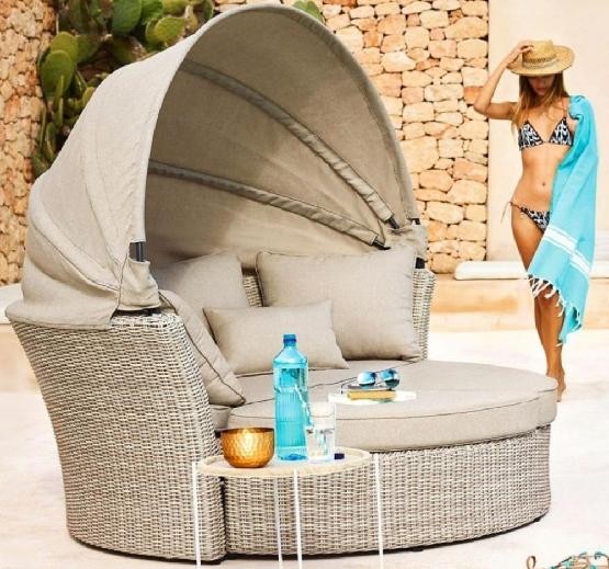Диван-Трансформер AFINA плетеный из иск. ротанга AFM-325 Beige купить в Череповеце