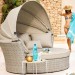 Диван-Трансформер AFINA плетеный из иск. ротанга AFM-325 Beige купить в Череповеце