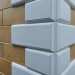 Угол Наружный к Фасадным Термопанелям Доломит Дагестанский Камень 400 мм Белый купить в Череповеце