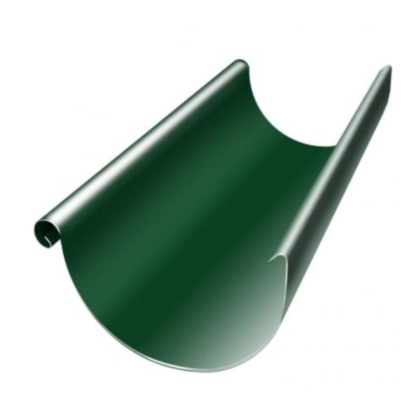 Водосток Grand Line 125x90 – Желоб 3м RAL 6005 купить в Череповеце