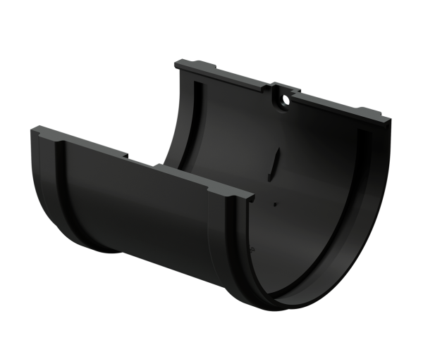 Соединитель желоба Docke Premium ПВХ - Карбон купить в Череповеце