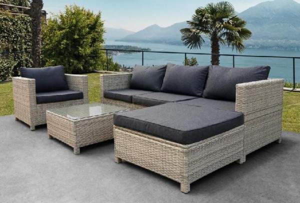 Комплект мебели AFINA плетеной из иск. ротанга YR821G Grey/Grey купить в Череповеце