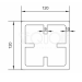 Столб SEQUOIA Evolution 3D WOOD BROWN купить в Череповеце