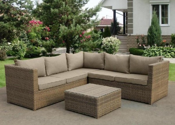 Комплект мебели AFINA плетеной из иск. ротанга YR825B Beige купить в Череповеце