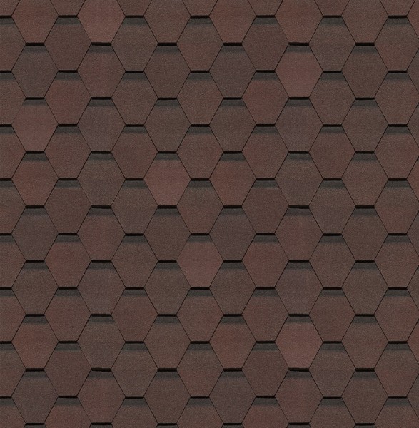 Гибкая черепица Docke, коллекция Шеффилд – Зрелый каштан купить в Череповеце