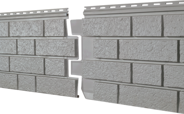 Фасадная панель Ю-пласт Стоун Хаус S-Lock Клинкер Нордик дым купить в Череповеце