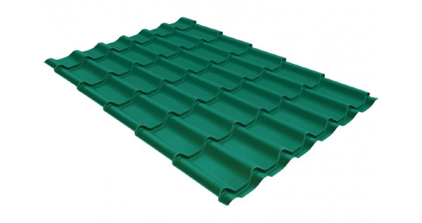 Металлочерепица классик 0,5 Satin RAL 5021 купить в Череповеце