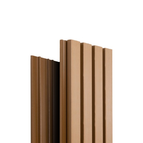 Фасадная доска Ecodecking Техно реечная 200х26х3000 Бронза купить в Череповеце Фасадная доска Ecodecking Техно реечная 200х26х3000 Бронза купить в Череповеце