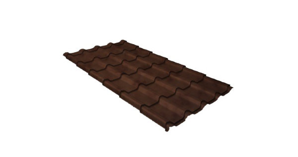 Металлочерепица камея 0,45 Safari Twincolor Brown купить в Череповеце