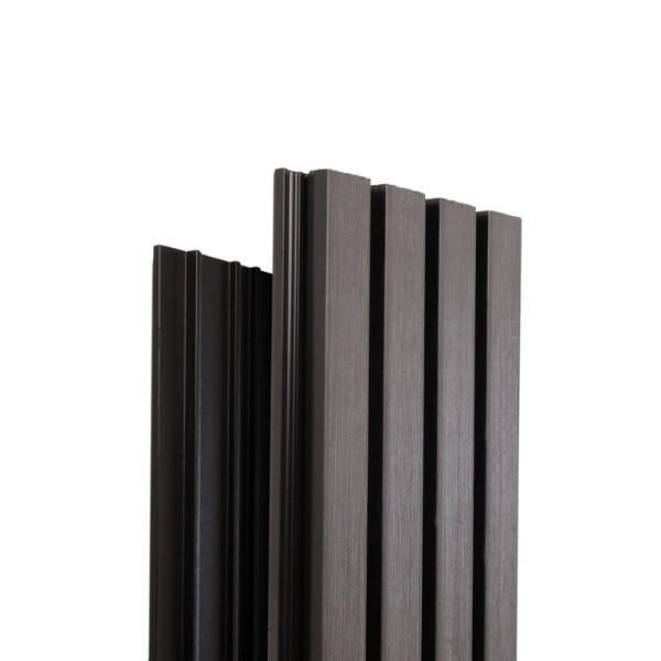 Фасадная доска Ecodecking Техно реечная 200х26х3000 Графит купить в Череповеце Фасадная доска Ecodecking Техно реечная 200х26х3000 Графит купить в Череповеце