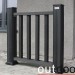 Ограждение из ДПК Outdoor Классик 3D STORM чёрный купить в Череповеце