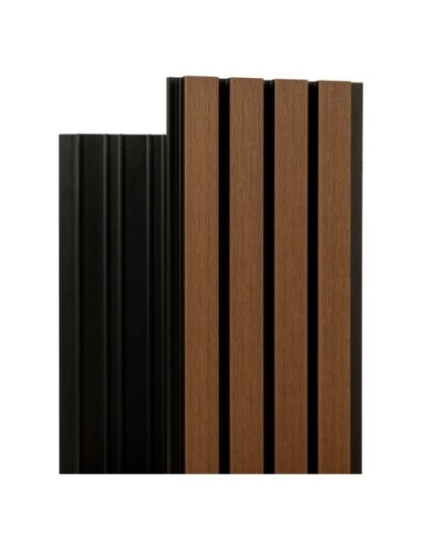 Фасадная реечная панель Ecodecking Скай коэкструзия 200х20х3000 Тик купить в Череповеце Фасадная реечная панель Ecodecking Скай коэкструзия 200х20х3000 Тик купить в Череповеце