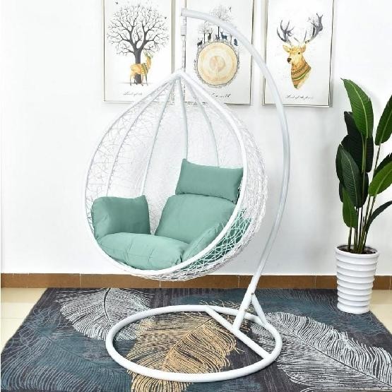 Кресло Подвесное из искусственного ротанга AFM-168A-L White/Green купить в Череповеце