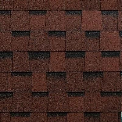 Двухслойная ламинированная черепица Shinglas, серия Фазенда – Красный купить в Череповеце