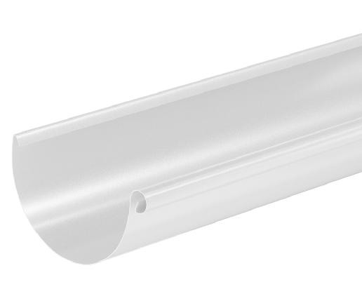Водосток Aquasistem, система 125x90 - Водосточный желоб 3.00м RR 20 Белый купить в Череповеце