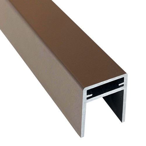 П-профиль Алюминиевый EasyDecking 35x25 Венге купить в Череповеце