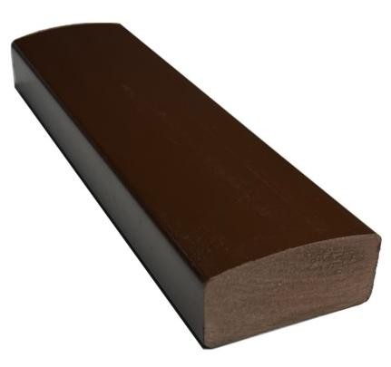 Лавочный брус Ecodecking Некст полнотелый глянцевый 70х35 шоколад купить в Череповеце
