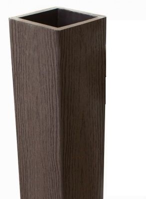 Столб опорный Woodvex Co-Extrusion Венге купить в Череповеце Столб опорный Woodvex Co-Extrusion Венге купить в Череповеце