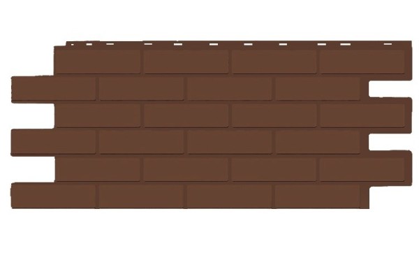Фасадная панель T-Siding Кирпич Модерн Эко Браун купить в Череповеце