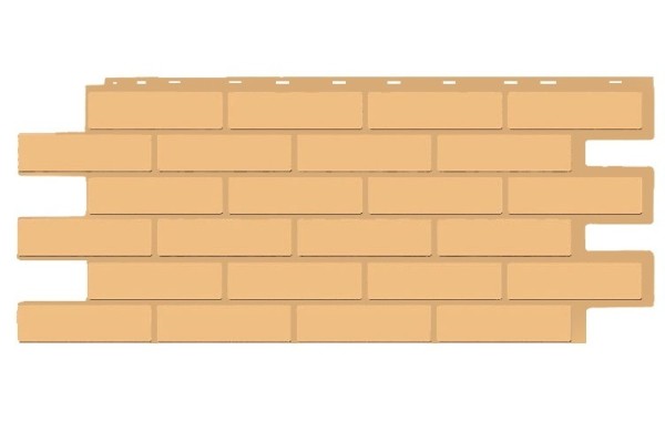 Фасадная панель T-Siding Кирпич Модерн Эко Крем купить в Череповеце