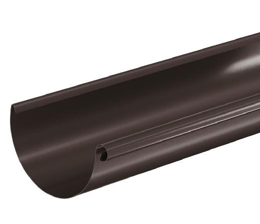 Водосток Aquasistem, система 125x90 - Водосточный желоб 3.00м RR 32 Тёмно Коричневый купить в Череповеце