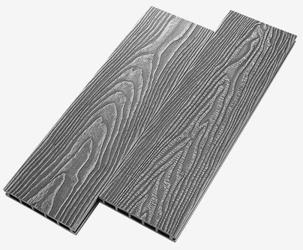 Террасная доска из ДПК RusDecking Unodeck Vintage - Серый купить в Череповеце