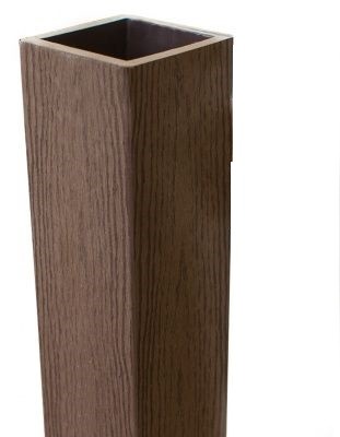 Столб опорный Woodvex Co-Extrusion Темно - Коричневый купить в Череповеце Столб опорный Woodvex Co-Extrusion Темно - Коричневый купить в Череповеце