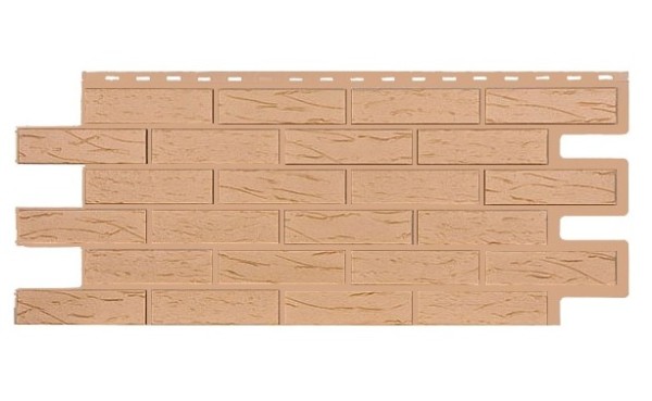 Фасадная панель T-Siding Кирпич Саман Эко Крем купить в Череповеце